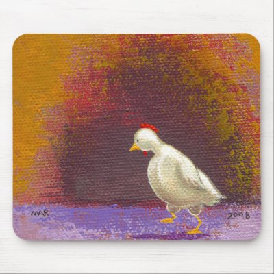 Titled:  Thinking and Walking Mouse Mats by flyinggirl