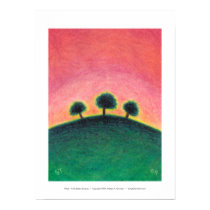 Titled:  Three Sisters Singing - lovely landscape posters