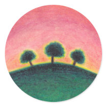 Titled:  Three Sisters Singing - lovely landscape stickers