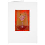 Titled:  Tiny Art #534 (Bare Tree with Crows) Card
