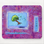Titled:  Tiny Art #597 - Tree.  Flyer. ART mousepads