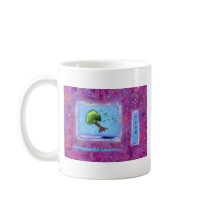Titled: Tiny Art #597 - Tree. Flyer. ART mugs by flyinggirl Titled: Tiny Art #597 - Tree. Flyer. ART mugs