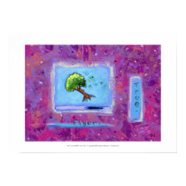 Titled: Tiny Art #597 - Tree. Flyer. ART posters by flyinggirl Titled: Tiny Art #597 - Tree. Flyer. ART posters