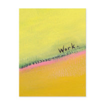 Titled:  Uphill - working for a better view postcards