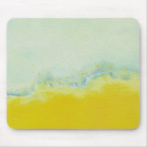 Titled:  Where We Meet - modern landscape art mousepads