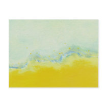 Titled:  Where We Meet - modern landscape art postcards