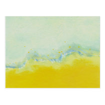 Titled:  Where We Meet - modern landscape art postcards