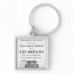 Titlepage 'Les Caracteres de Theophraste Key Chain