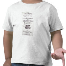 Titlepage 'Les Caracteres de Theophraste Tee Shirts