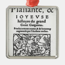 Titlepage of 'Gargantua' by Francois Rabelais Ornaments