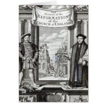 Titlepage The History Reformation Church England Card