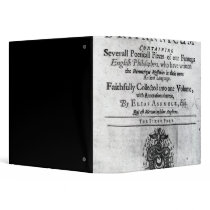 Titlepage 'Theatrum Chemicum Britannicum' Vinyl Binder