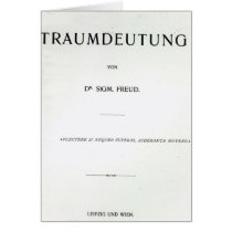 Titlepage to Die Traumdeutung by Sigmund Freud Cards
