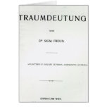 Titlepage to Die Traumdeutung by Sigmund Freud Cards