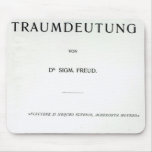 Titlepage to Die Traumdeutung by Sigmund Freud Mousepad