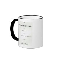 Titlepage to Die Traumdeutung by Sigmund Freud Coffee Mugs