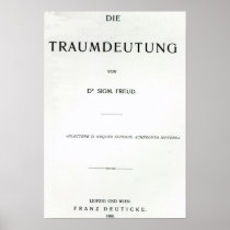 Titlepage to Die Traumdeutung by Sigmund Freud Posters