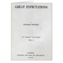 Titlepage to Great Expectations by Charles Greeting Cards