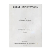 Titlepage to Great Expectations by Charles Post Cards