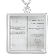 Titlepage to 'On the Origin of Species' Necklace