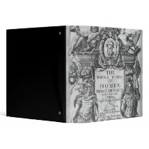 Titlepage to 'The Whole Works of Homer' 3 Ring Binder