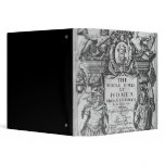Titlepage to 'The Whole Works of Homer' binders