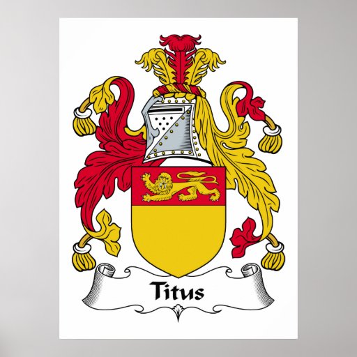 Titus Family Crest Print