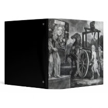 Titus Oates on the third day of his punishment 3 Ring Binder