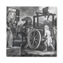 Titus Oates on the third day of his punishment Magnet