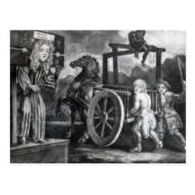 Titus Oates on the third day of his punishment Postcards