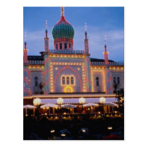 Tivoli Gardens in Copenhagen, Denmark postcards