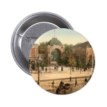 Tivoli Park Entrance Copenhagen Button