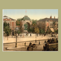 Tivoli Park Entrance Copenhagen Postcard postcards