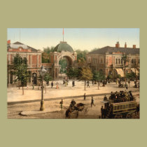 Tivoli Park Entrance Copenhagen posters
