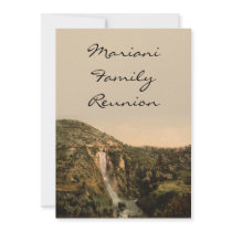 Tivoli Waterfall, Rome, Lazio, Italy Custom Invitation