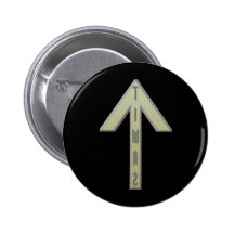 Tiwaz Rune gold Pins
