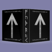Tiwaz Rune grey binders