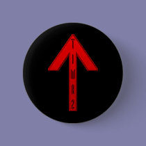 Tiwaz Rune red buttons