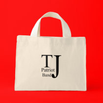 TJ black logo bags