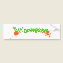 TJC Gafitti Bumper Sticker bumper stickers by shadow257 TJC Gafitti Bumper Sticker bumper stickers