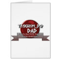 TKD DAD Tae Kwon Do cards