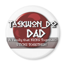TKD DAD Tae Kwon Do magnets by sportsstuff TKD DAD Tae Kwon Do magnets
