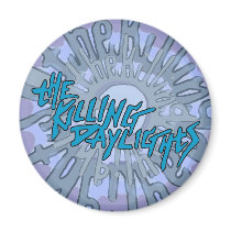 TKD Layered Blue Refrigerator Magnets