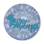 TKD Layered Blue Refrigerator Magnets