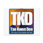 TKD Tae Kwon Do - the way of the hands and feet postcards