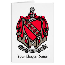 TKE Coat of Arms Greeting Cards