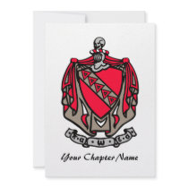 TKE Coat of Arms Personalized Announcement
