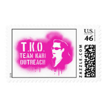 TKO - Pink Stencil postage by teamkarioutreach TKO - Pink Stencil postage