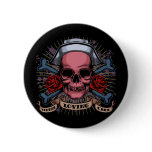 TLC Nurse Skull buttons