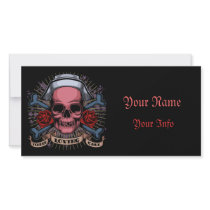 TLC Nurse Skull Picture Card